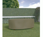 FUNDAPROTECTORA EXTERIOR MESA OVALADA 2,3 x 1,3 x 0,7 m